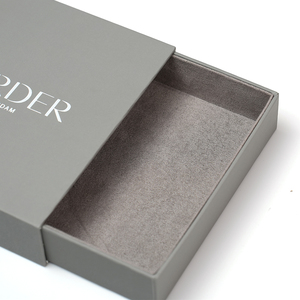 Custom LOGO Recyclable Rigid Cardboard Paper Packaging Sliding Drawer Gift <b>Box</b> - Product Image 2