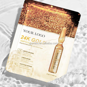 Tengyu Group Máscara de oro personalizada de 24K Hoja de ácido hialurónico ODM Mascarilla facial de alta calidad <span class=keywords><strong>para</strong></span> iluminar hidratante Muestra gratis - Product Image 1