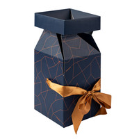Vases pliables créatifs en carton pour fleurs, grand format, pour transport de bouquets, avec finition mate, vente en gros