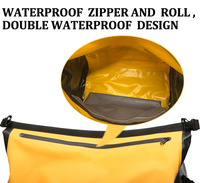 40L Outdoor Sports Camping Storage Travel Duffel Bag New Stylish Roll Top PVC Dry Bags Waterproof Backpack for Outdoor Travel