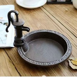 Mangiatoia per Uccelli Decorativa da Giardino, Rotonda, in Ferro Marrone, Stile <span class=keywords><strong>Rustico</strong></span>. - Product Image 6
