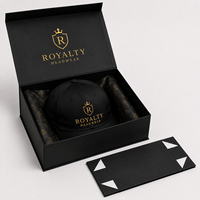 Boîte cadeau rigide magnétique pliable en papier couché 128 g/m² avec logo personnalisé de haute qualité du fabricant pour chapeau