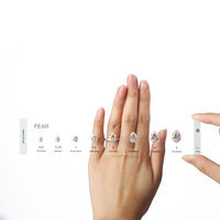 Kit de sélection de diamants par visibilité Diamond Carat Select – Outil d'affichage et de présentation des tailles et formes, de la petite à la grande taille