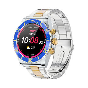 Montre connectée pour homme AW12, fréquence cardiaque, acier inoxydable, répondre aux appels, montre connectée élégante et professionnelle 2026 - Product Image 1