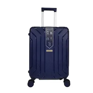 Encryption smart PP luggage high-end 20 inch fashion luggage trolley case without zipper suitcase with 4 wheels