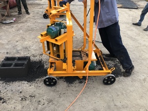Máy Làm Gạch Lát Trứng Di Động Nhỏ Nhất Có Bánh Xe QMY2-45 Máy Làm Khối Bê Tông Với Giá Xuất Xưởng - Product Image 4