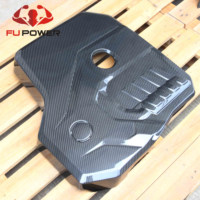 Couverture de capot en fibre de carbone style Fupower pour BMW Série 5 G30, remplacement de la couverture du moteur