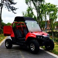 Véhicule utilitaire électrique agricole pour adultes, 4 roues motrices, 2 roues motrices avec blocage de différentiel, 50-75 km/h, kart tout-terrain, buggy de plage, pour sites touristiques