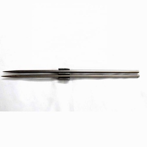 Palillo hexagonal de acero inoxidable con soporte, palillo artesanal de níquel negro, utensilios de cocina de China, estilo chino - Product Image 2