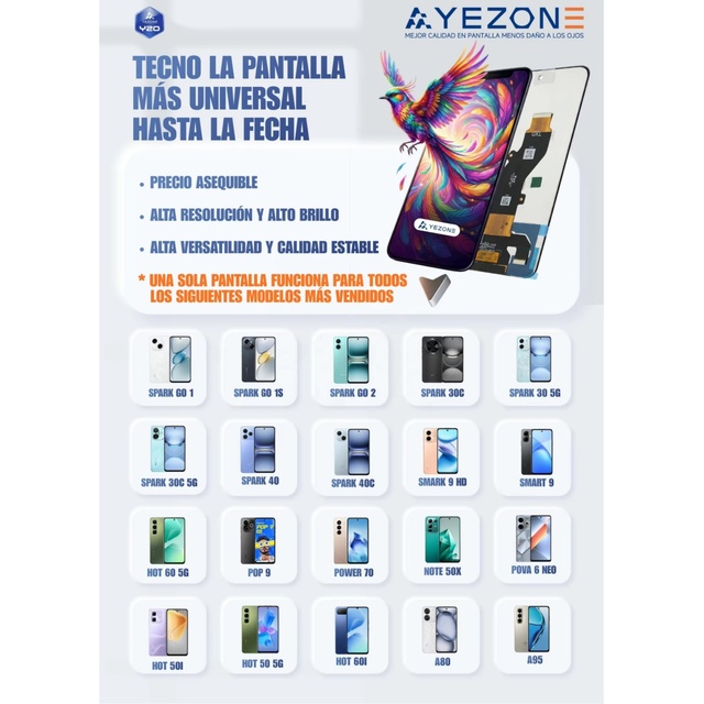 Wholesale Screen for Techno Spark 20 20C Pop8 Lcd for Infinix Hot40I Smart 8 Plus for Itel P663 P55 P55T S23 S24 S24 R54 Repair