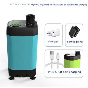 ใหม่อัพเกรดแบบพกพาแคมป์ปิ้งฝักบัวอาบน้ํา 6000mAh ปั๊มอาบน้ําไฟฟ้าแบบชาร์จไฟได้พร้อมจอแสดงผลดิจิตอลอัจฉริยะสําหรับกลางแจ้ง - Product Image 4