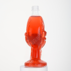 Tùy chỉnh động vật có hình dạng gà rõ ràng Glass Wine rượu chai - Product Image 2