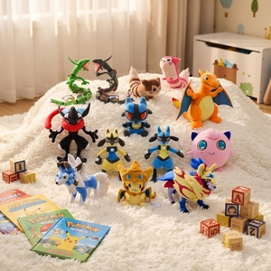 En gros, Peluches Pokémon de haute qualité, 100 modèles, Famille Eevee Kawaii, Animaux en peluche Charizard pour machine à griffes, Jouet pour enfants - Product Image 1