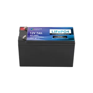 Center Power Ultra Safe Lifepo4 Lithium Battery 12v 7ah Batteries For Ups