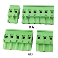 Bloc de connexion vertical femelle enfichable pas de 7,62 mm, types A et B