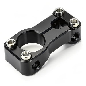 Soporte de Montaje de Aluminio Mecanizado por CNC, Anodizado en Morado, Pieza Metálica de Fresado de Precisión - Product Image 5
