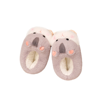 Pantoufles personnalisées en gros en forme de hamster, mignonnes pantoufles rondes en peluche pour enfants et adultes, confortables pour la maison, pantoufles amusantes en forme de hamster