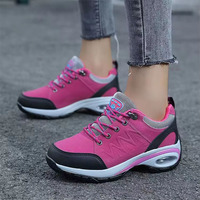 Zapatillas Deportivas al por Mayor Directo de Fábrica, Zapatillas Deportivas Colorblock para Mujer Otoño, Zapatillas Deportivas Casuales de Diseñador