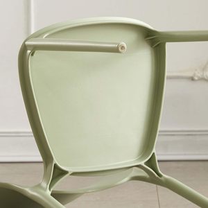 Factory Wholesale Modern Plastic <strong>Chair</strong> <strong>Simple</strong> Design Lightweight Dining <strong>Chair</strong> for Cafe Restaurant Office Meeting Room - Product Image 4