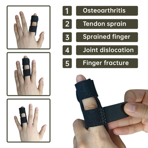 Attelles pour doigts cassés et dégoupillés Medresq OEM, protection contre les fractures des doigts, attelle de fixation, vente en gros, protecteur de doigts en Alumafoam - Product Image 2