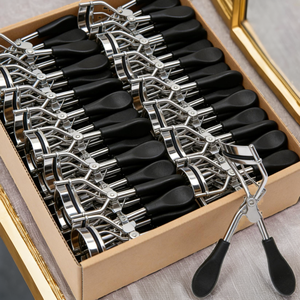 Wide Opening Stainless Steel Eyelash Curler <b>Silicone</b> Pad Lash Curling <b>Tool</b> for All Eye Shapes - Product Image 2