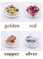 Autocollants pour ongles en gros, feuille dorée argentée, autocollants pour ongles colorés, papier pailleté pour l'art des ongles DIY, autocollant en aluminium