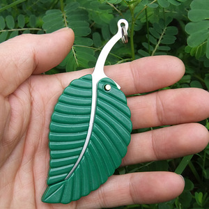Açık EDC paslanmaz çelik <span class=keywords><strong>Mini</strong></span> anahtarlık kolye taşınabilir çok fonksiyonlu aracı katlanır bıçak 50mm bıçak plastik saplı özel - Product Image 2