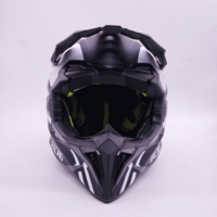 Casco DE MOTO DE CROSS para motocross aprobado por DOT de fábrica, casco todoterreno personalizado, espuma transparente ABS personalizable, 30-40 días laborables
