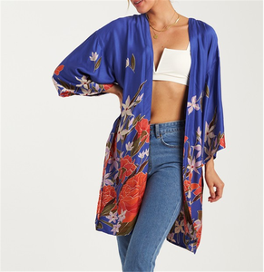 Di alta qualità Su Misura In Raso Kimono Abito per la Sposa e Le Damigelle D'onore della ragazza Camicia Da Notte - Product Image 3