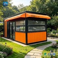 Maison Conteneur Extensible en Acier de 20 pieds au Design Moderne avec Caractéristique Respirante pour Villa