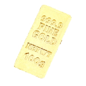 Mini Réplique de Barre d'Or en Métal Moderne, Figurine en Laiton Électroplaqué pour Décoration d'Ouverture de Magasin ou de Maison - Product Image 5