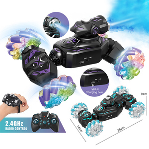 Coche de juguete <span class=keywords><strong>RC</strong></span> con sensor de gestos, pulverizador, acrobacias giratorias, coche de derrape, coches teledirigidos por radio, juguetes <span class=keywords><strong>RC</strong></span> 4WD, regalo para niños - Product Image 1