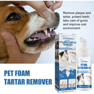 Spray buccal naturel et sûr en gros pour chats et chiens, éliminateur d'odeurs, nettoyant pour les taches et le <span class=keywords><strong>tartre</strong></span>, spray dentaire - Product Image 5