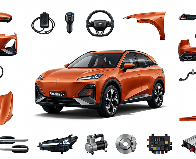Wholesale Price Auto Spare Parts Changan Deepal S7 Accessories Rearview Mirror Fender Bumper for Deepal S7 S07 Sl03 Body Kit