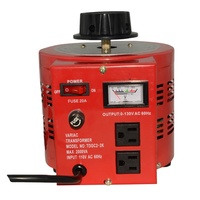 Transformateur de Puissance Régulateur de Tension Variac 2KVA 220V 3KW 3000W Convertisseur de Puissance à Induction 0-250V