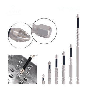 Magnetische Kruiskopschroevendraaierbits Set-Ph2 Gelegeerd Staal 1/4 Inch Zeskantschacht, Antislip Extra Lang 25-150Mm - Product Image 4