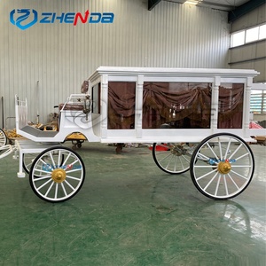Cercueil funéraire à chevaux de haute qualité, directement de l'usine, cercueil funéraire antique, transport spécial - Product Image 3