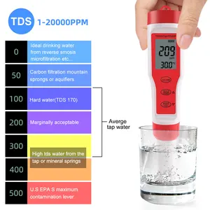 ph meter labor 4 in 1 tds ec ph meter ohne hintergrundbeleuchtung tds meter wasserschutzmittler mit atc