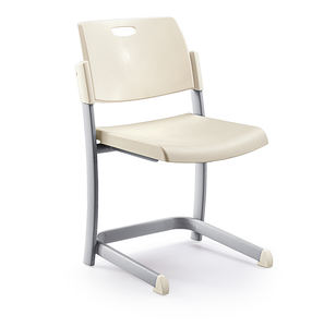 Silla Apilable de Plástico con Asiento y Respaldo, Precio Económico, Muebles para Aulas Universitarias, Silla de Estudio para Estudiantes Universitarios en Venta - Product Image 3