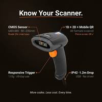 Lecteur de codes QR 2D portable UIMG HS20 à décodage rapide, USB Plug and Play pour système de point de vente de pharmacie