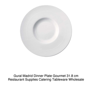 Madrid Gourmet Flat <b>Plate</b> 31.8 cm Gural -6- Mdr31Gdu00 - Product Image 2