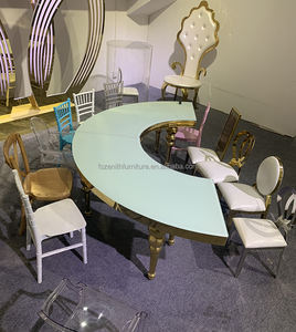 Fournitures de mariage Table de Banquet et chaise spéciale S forme Table à manger enfants Table de fête pour les événements - Product Image 2