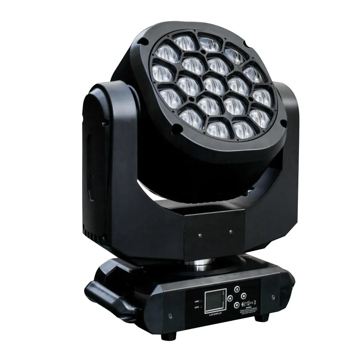 ร้อนขาย Bee 19*15W RGBW 4in1 Martin Mac Aura Zoom LED Moving Head Light Disco Light