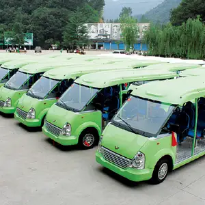 Производитель прямых продаж от производителя, автобусная компания, Электрический туристический 8-местный автомобиль V-series для осмотра живописных мест