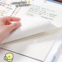 Carnet à grille B5 à couverture souple, motifs pois pastel, thèmes desserts et boissons frais, pour étudiants, journal d'étude et agenda d'écriture quotidienne