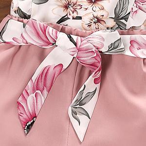 Completo estivo per <span class=keywords><strong>bambina</strong></span>, nuovo, con stampa e top senza maniche. - Product Image 5