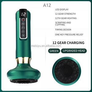 Body Gua Sha Set Led Display <b>Back</b> Guasha Therapy Massage Device Smart Electric Vacuum Cupping Cups Massager - Product Image 5