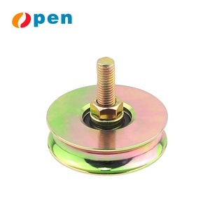 Heavy Duty acciaio puleggia Garage rullo ruota Y/V/U scanalatura cancello scorrevole supporta zinco zincato ruota per uso magazzino - Product Image 4