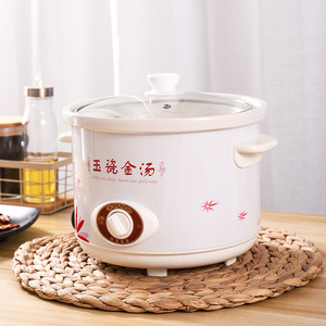 Ceramic Electric <b>Slow</b> <b>Cooker</b> 6L Multi Function Soup Porridge Maker - Product Image 3