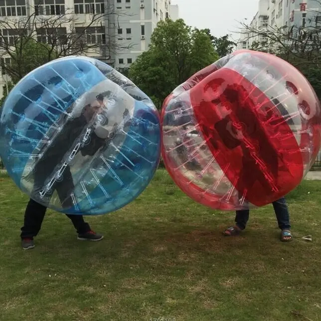 TPU Inflatable Bola Benjolan, Tubuh Bumper Bola untuk Orang Dewasa